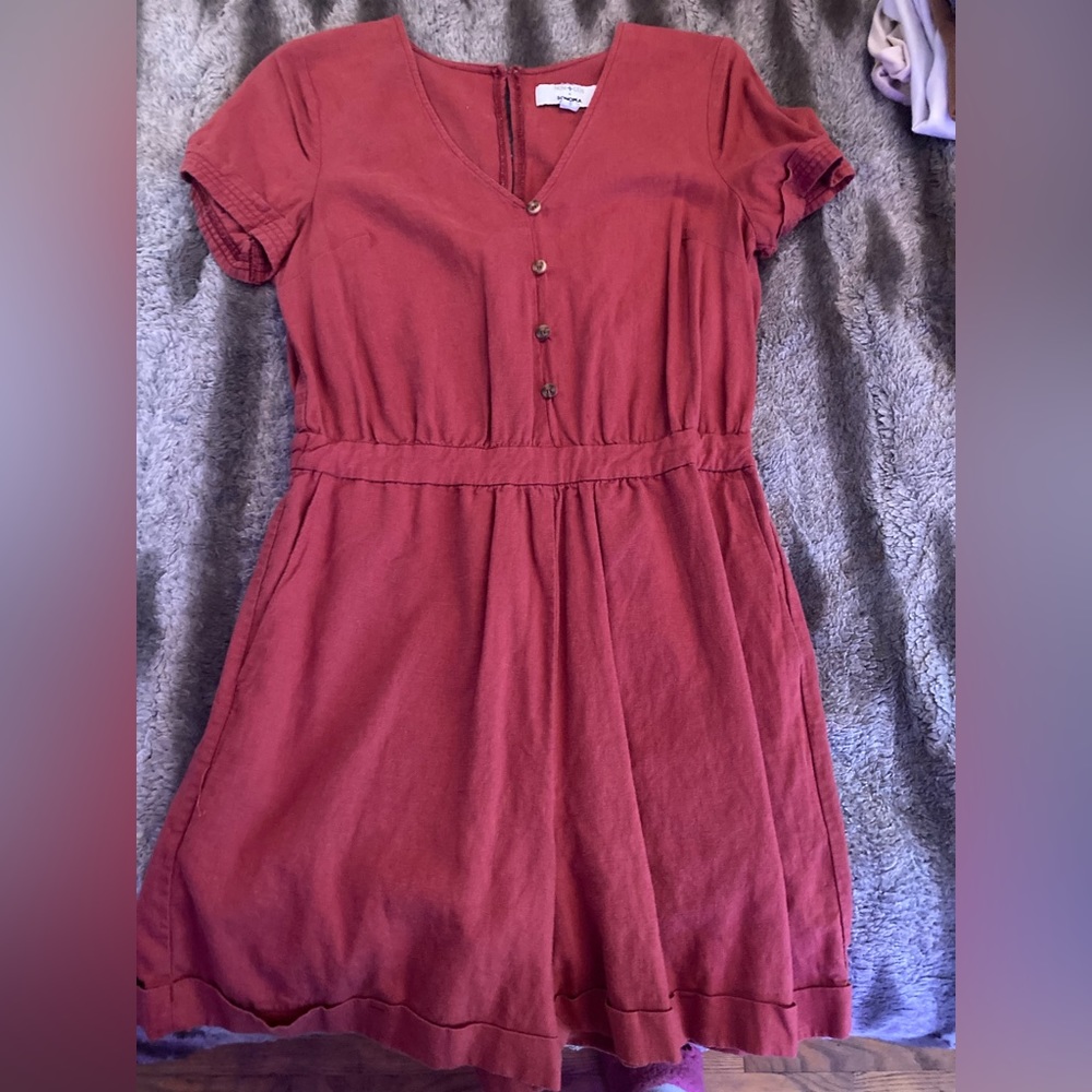 Sonoma Red Romper